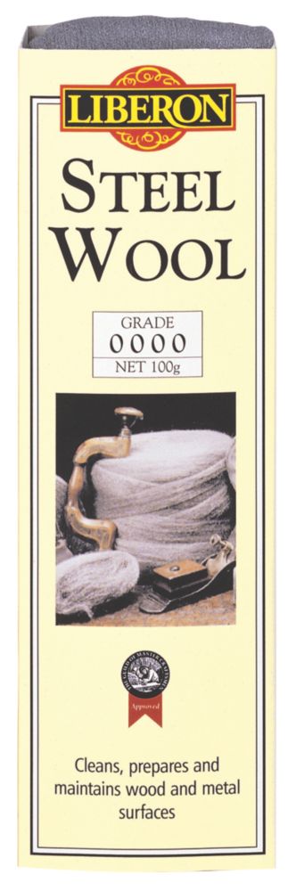 Laine d'acier Liberon de classe 0000 ultrafine, 100g