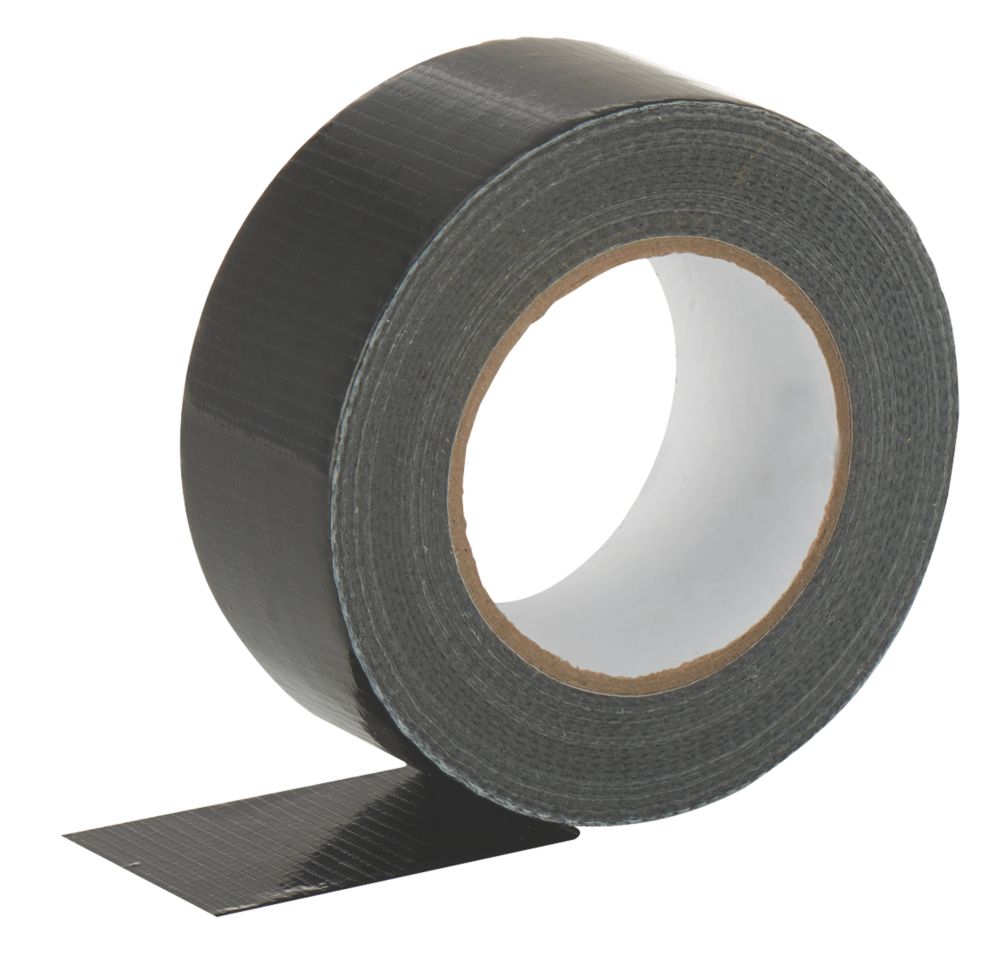 Ruban toilé maille 27 noir 50m x 50mm