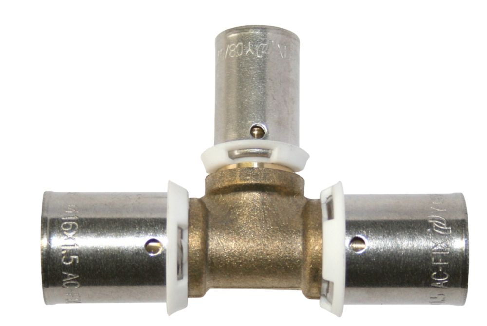Té réduit PER à sertir 16 x 20 x 16mm Fixoconnect