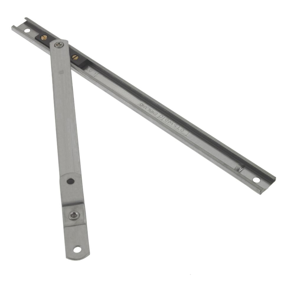 Limiteur de-ouverture de porte Mila en acier inoxydable satiné 100mm