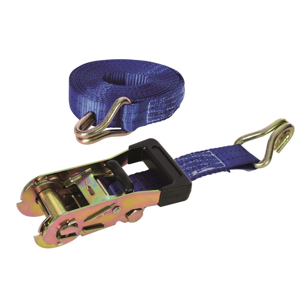 Sangle à cliquet Silverline de 6m x 38mm, lot de 1