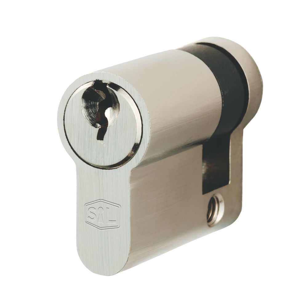 Cylindre européen simple à 5 points Smith & Locke 40mm en nickel