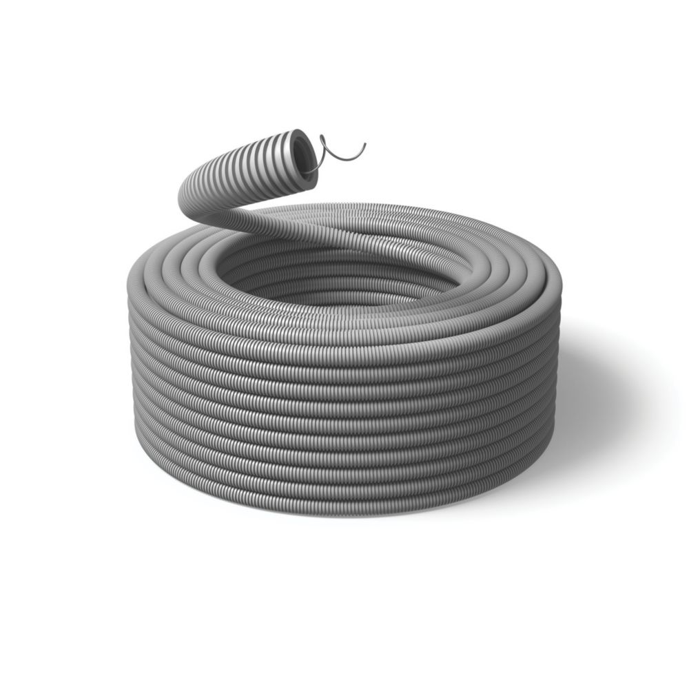 Conduit flexible Profiflex 32mm x 50m, gris