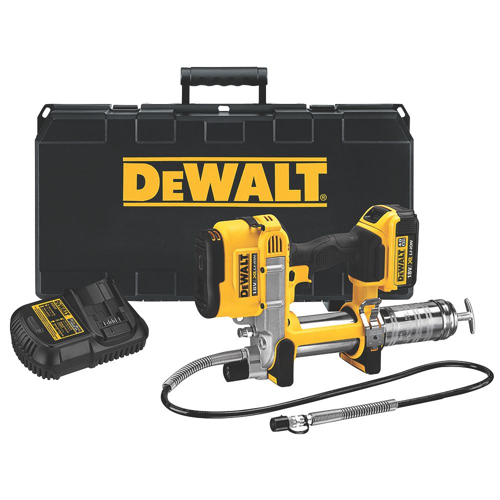 Pistolet à graisse sans fil DeWalt XR DCGG571M1-QW 18V Li-Ion 4,0Ah