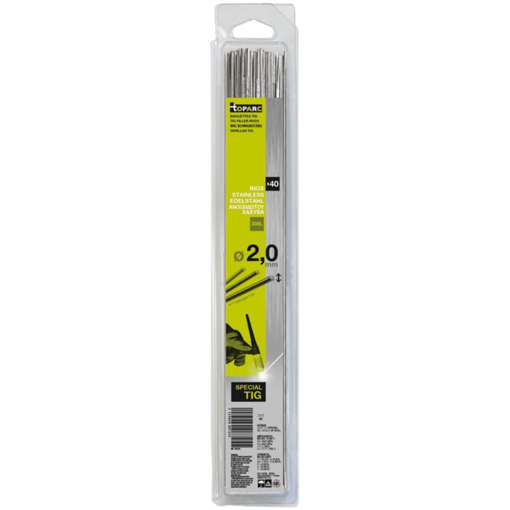 Baguette de soudage Tig Gys 087255 0,33m x 2mm