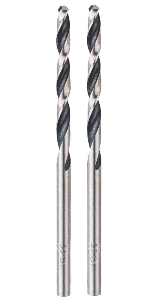 Lot de 2 forets métal hélicoïdal HSS PointTeQ 3 x 61mm Bosch