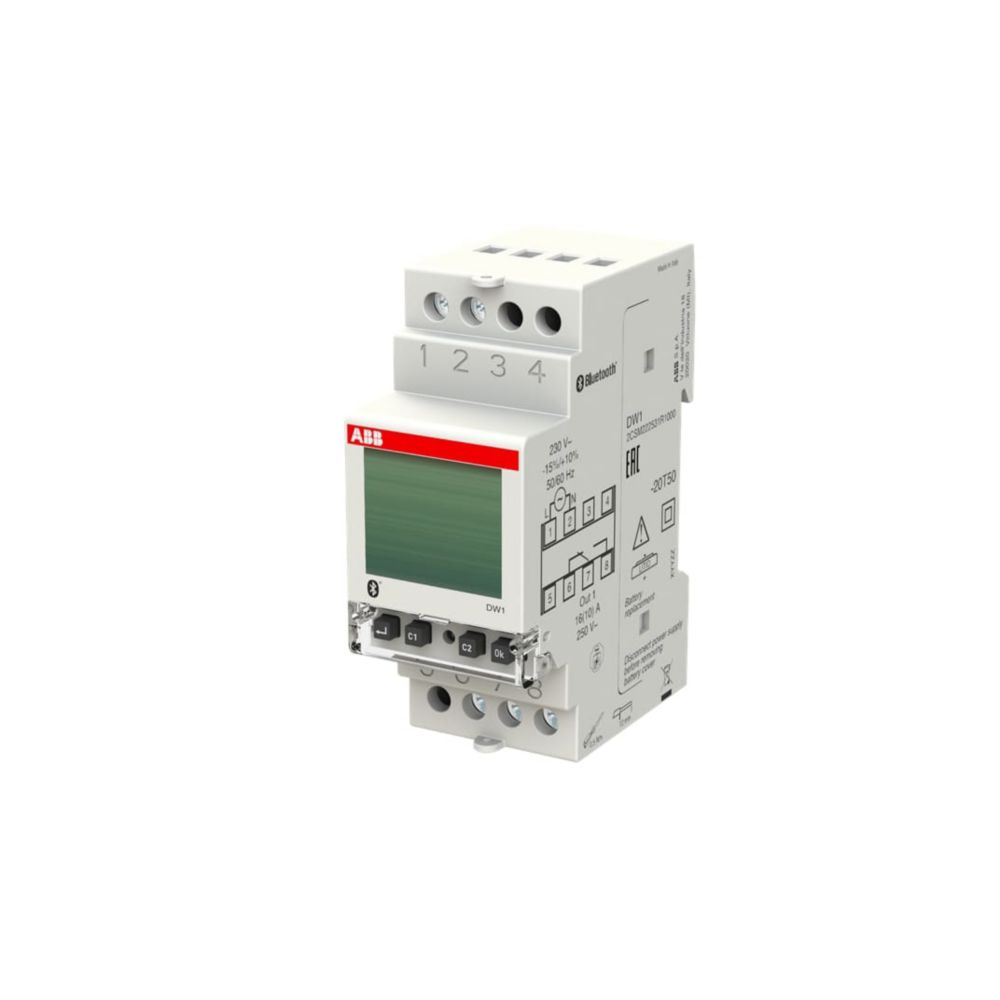 Interrupteur horaire digital BlueTooth 16A DW1 ABB