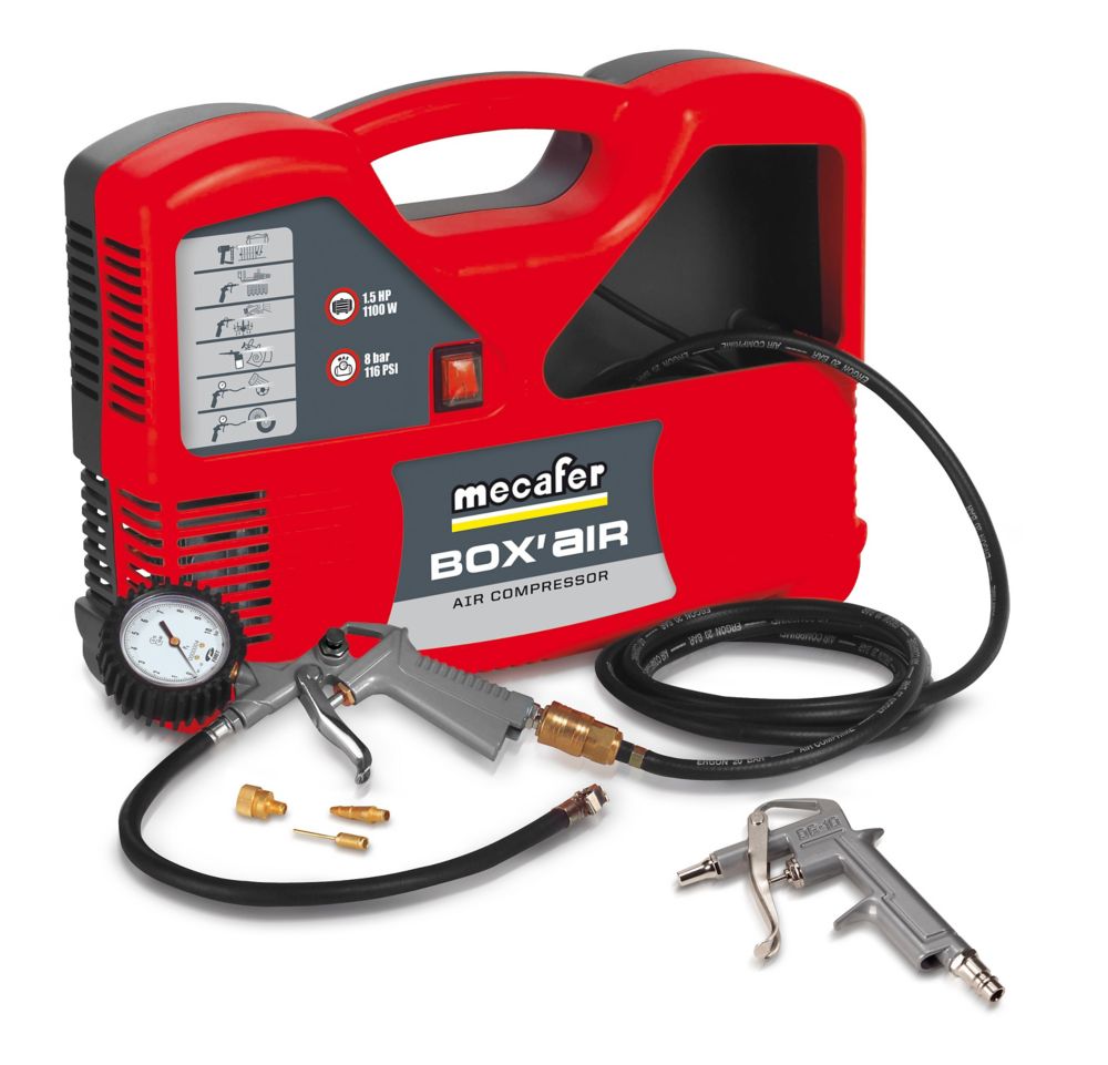 Compresseur Filaire Mecafer Box'air + 5 accessoires
