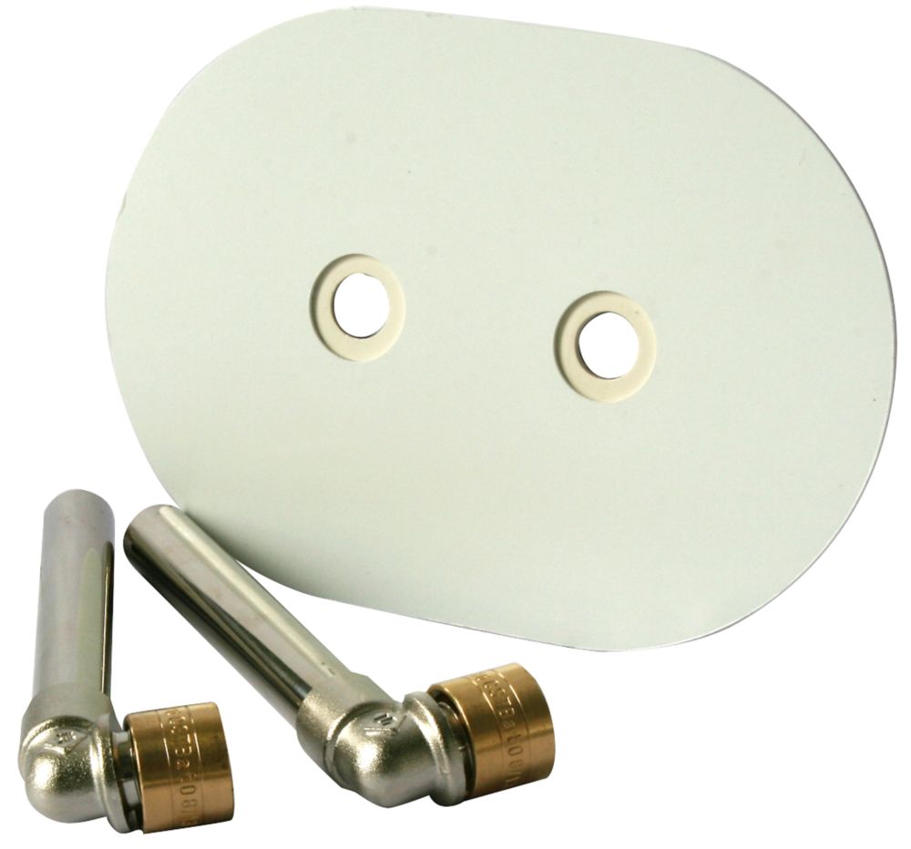 Kit de raccordement double pour radiateur 6 connexions PER à glissement 12mm Somatherm