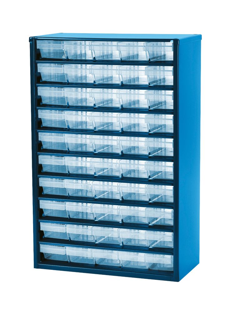 Unité de rangement métallique avec 50 tiroirs Mac Allister