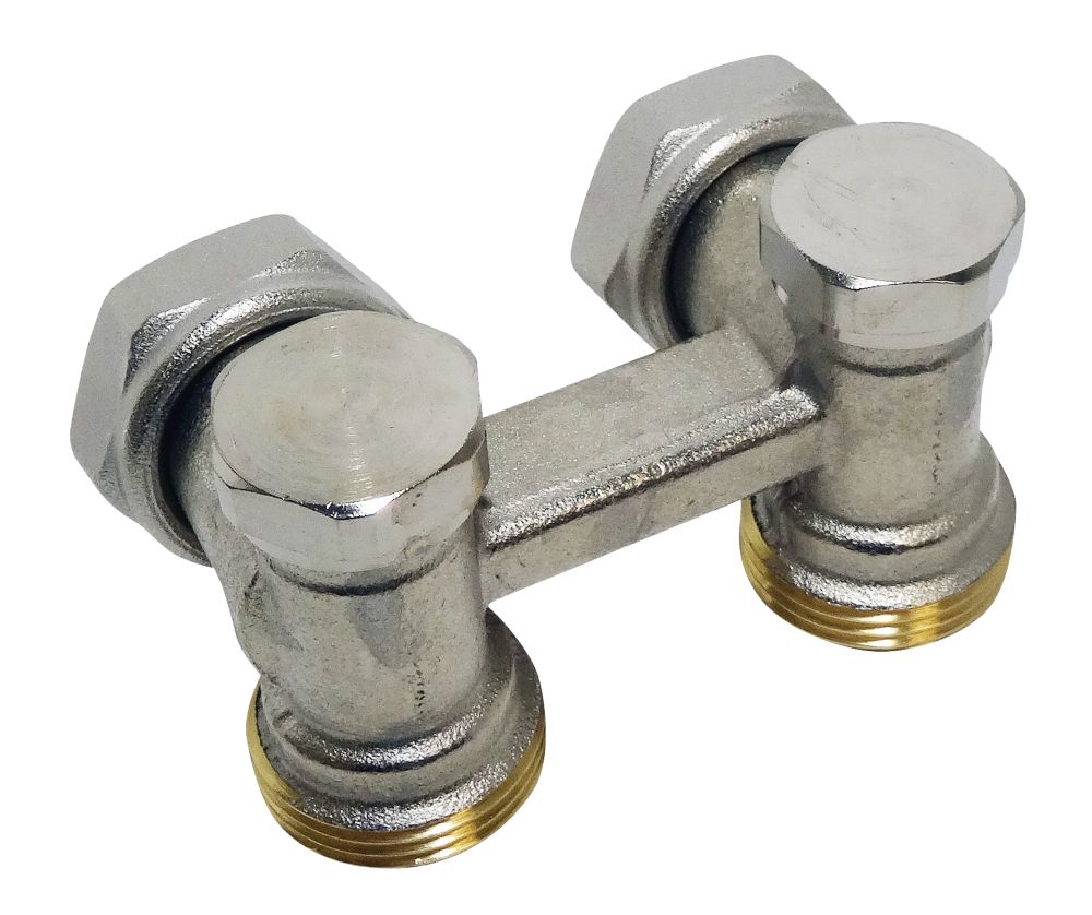 Robinet de radiateur bloc H EK 3/4" femelle Somatherm