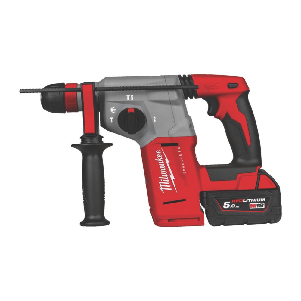 Marteau perforateur SDS sans fil brushless Milwaukee M18 BLHX-502x 18V Li-ion 2 x 5Ah