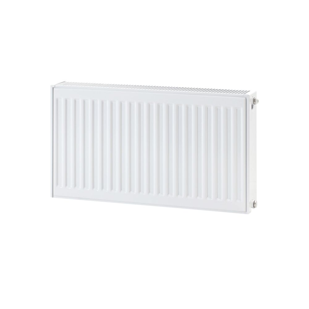 Radiateur eau chaude à double panneau Flomasta type 22 400 x 800mm blanc