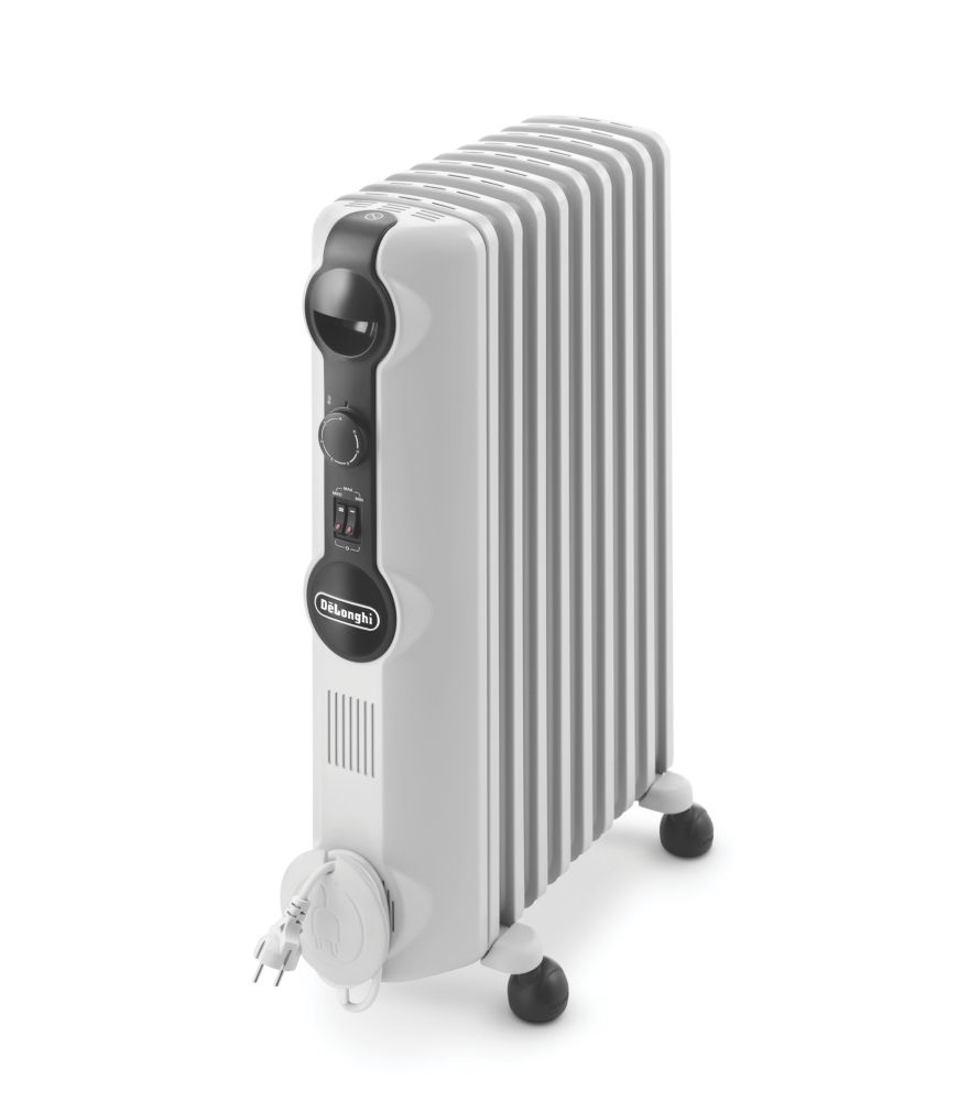 Radiateur bain d'huile électrique mobile DeLonghi Radia S 2000W blanc