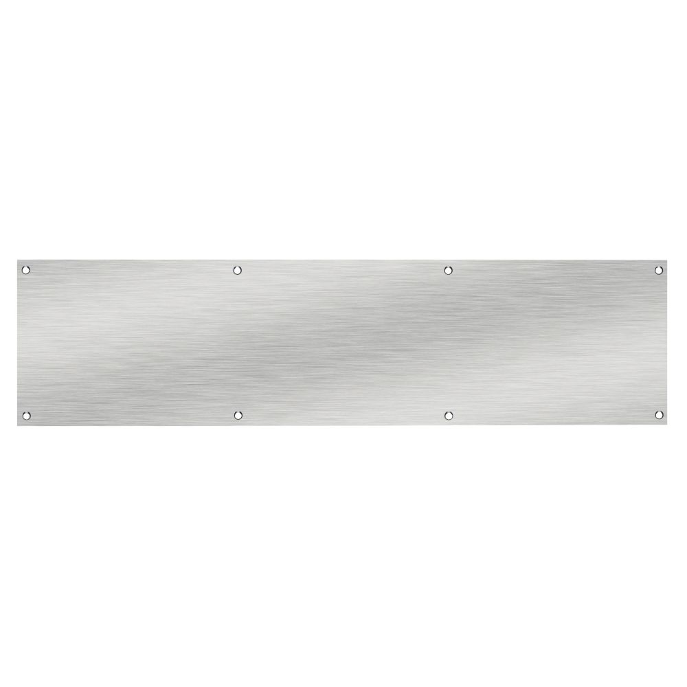 Plaque de bas de porte Eurospec en acier inoxydable satiné 750 x 150mm