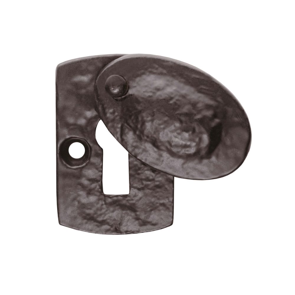 Écusson Euro (à l'unité) couvert Carlisle Brass noir antique 30mm