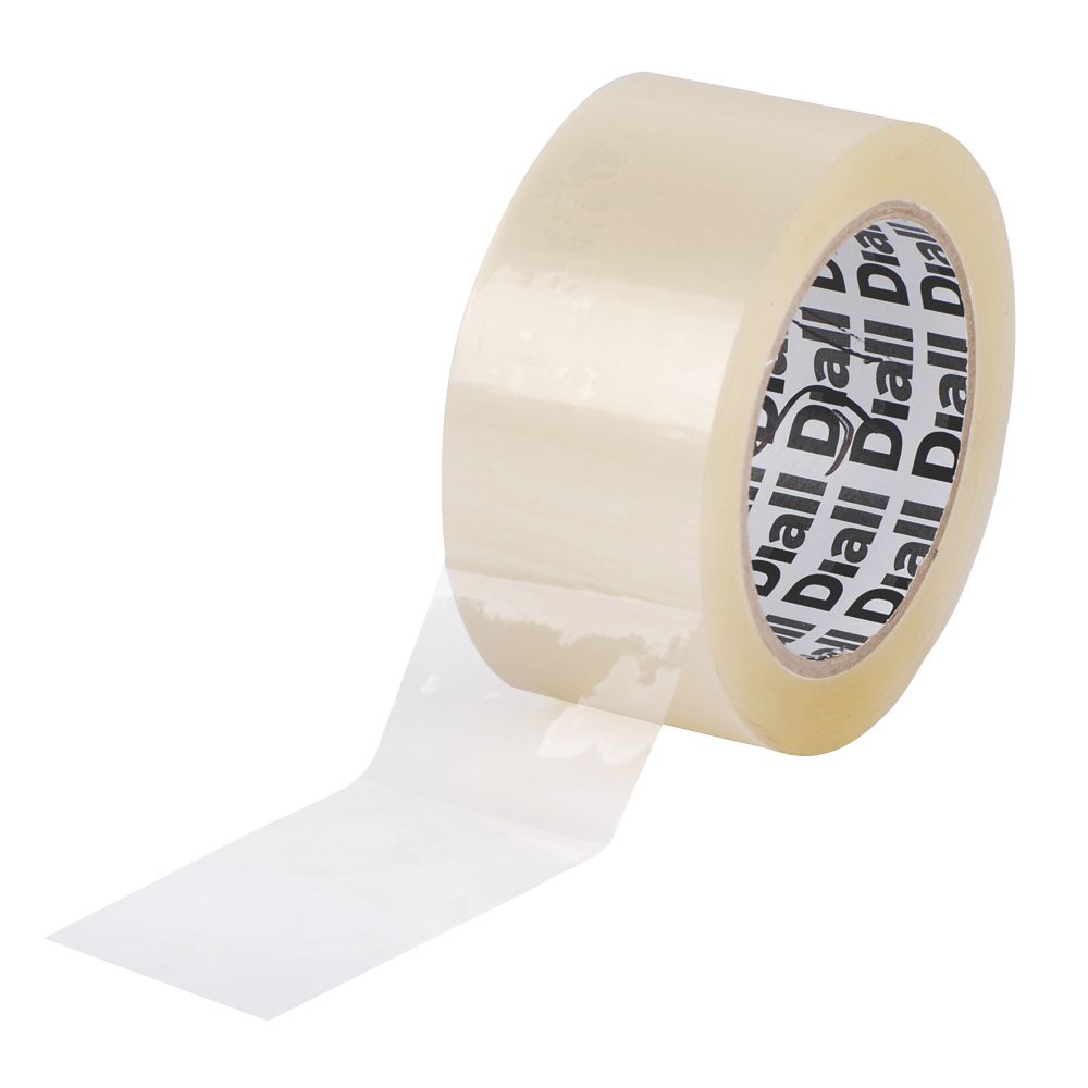 Ruban adhésif d'emballage Diall transparent 100m x 50mm