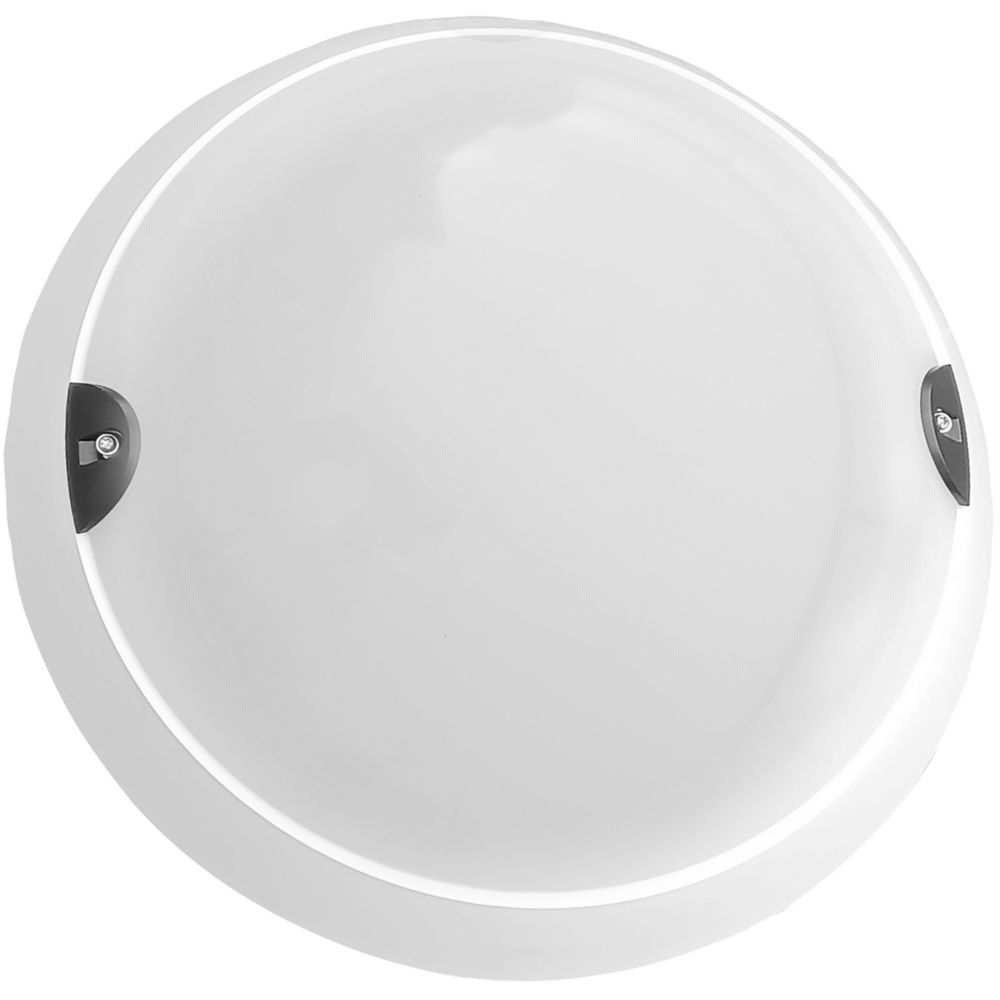 Plafonnier rond en forme de hublot d'intérieur et d'extérieur Lébénoïd blanc