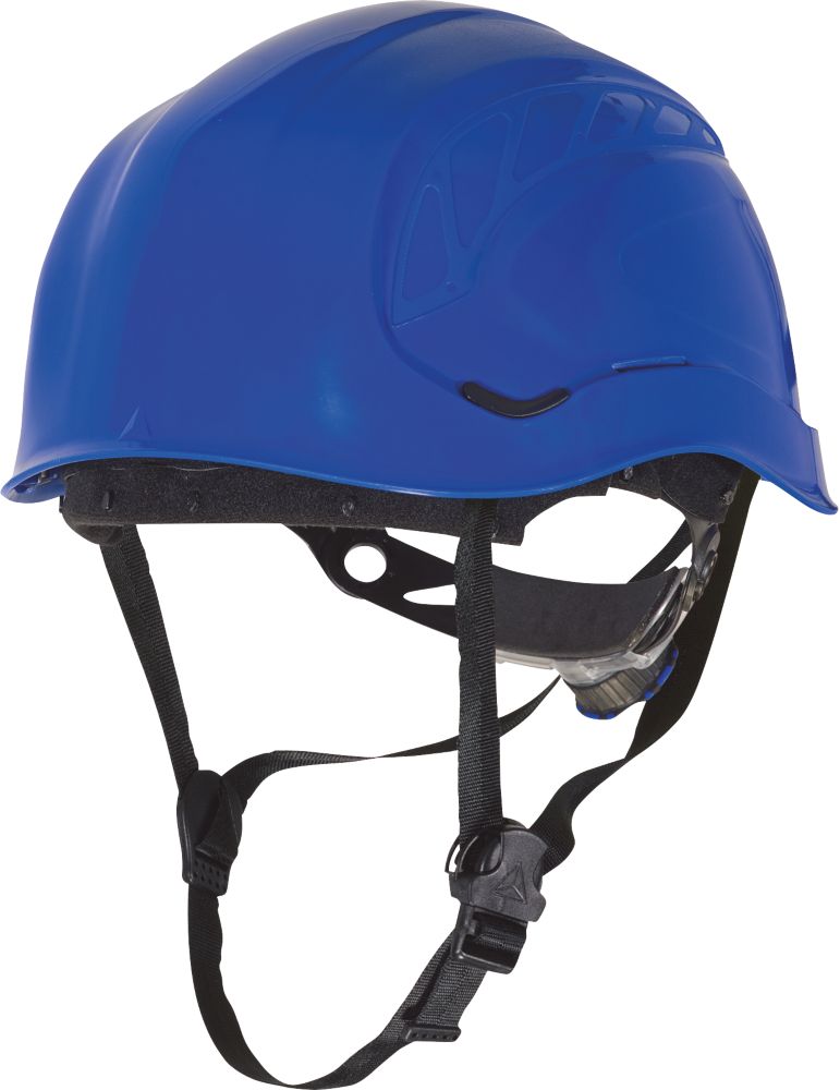 Casque de sécurité en hauteur haut de gamme Delta Plus Granite Peak bleu