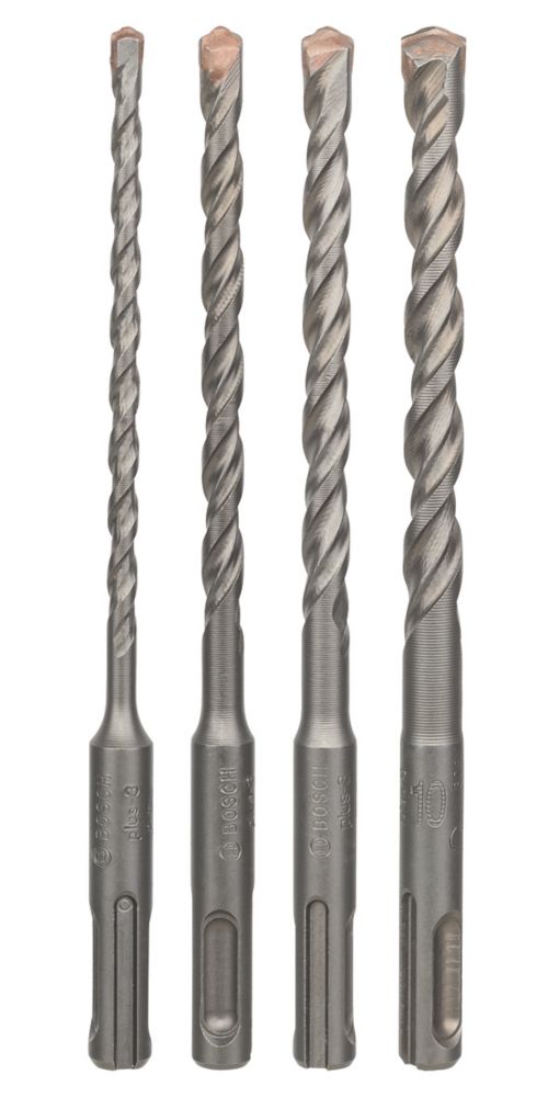 Jeu de 4 forets pour perforateur SDS Plus Bosch