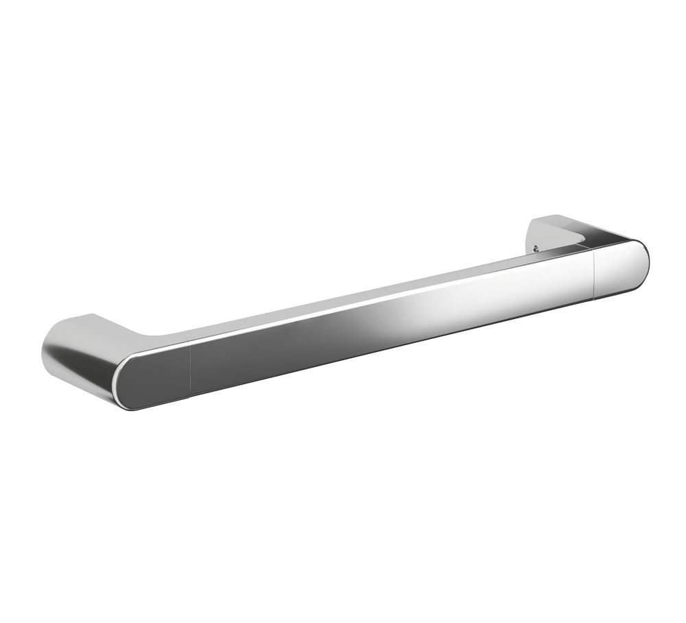 Barre d'appui droite domestique Mira chromée 400mm