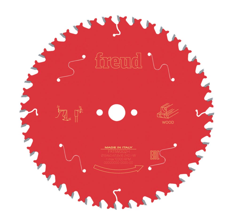 Lame de scie circulaire 184 x 16mm 40 dents Freud