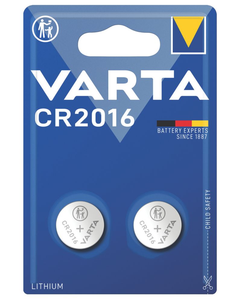 Lot de 2 piles CR2016 Varta