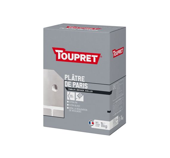 Plâtre de Paris Toupret 1kg