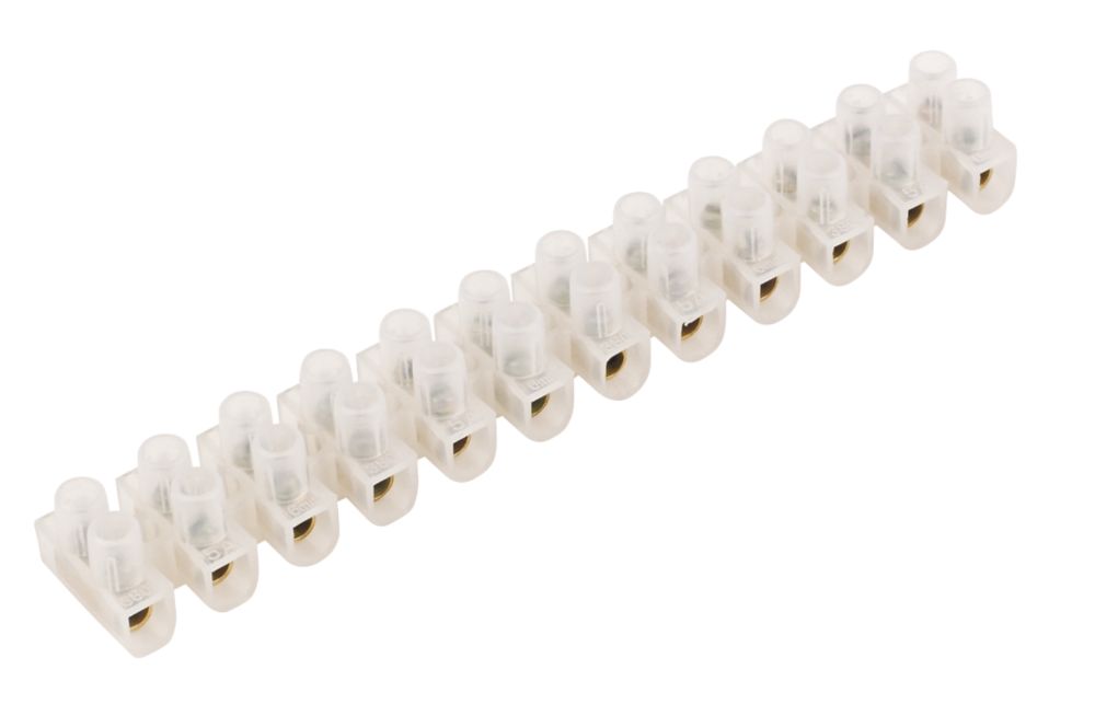 Barrettes de dominos 12 bornes 4mm², lot de 10