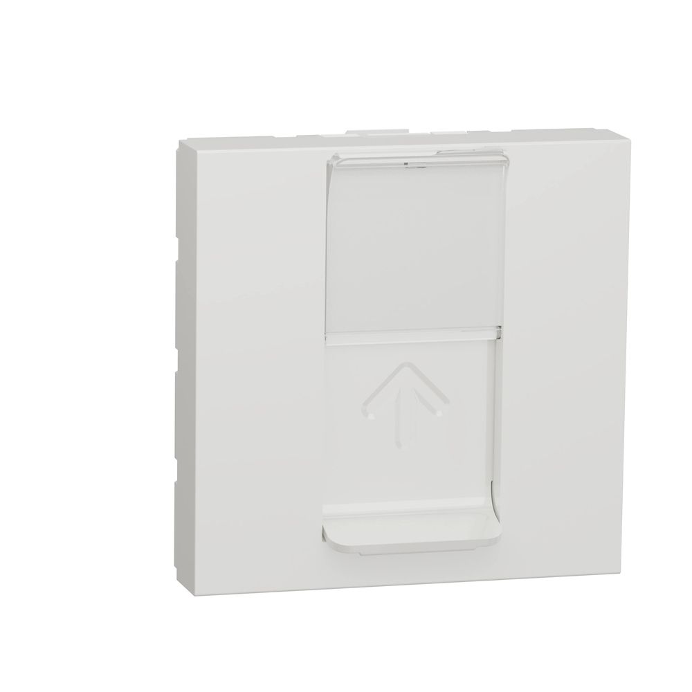 Prise RJ45 CAT6A FTP 1 poste 2 modules Unica Blanc Schneider