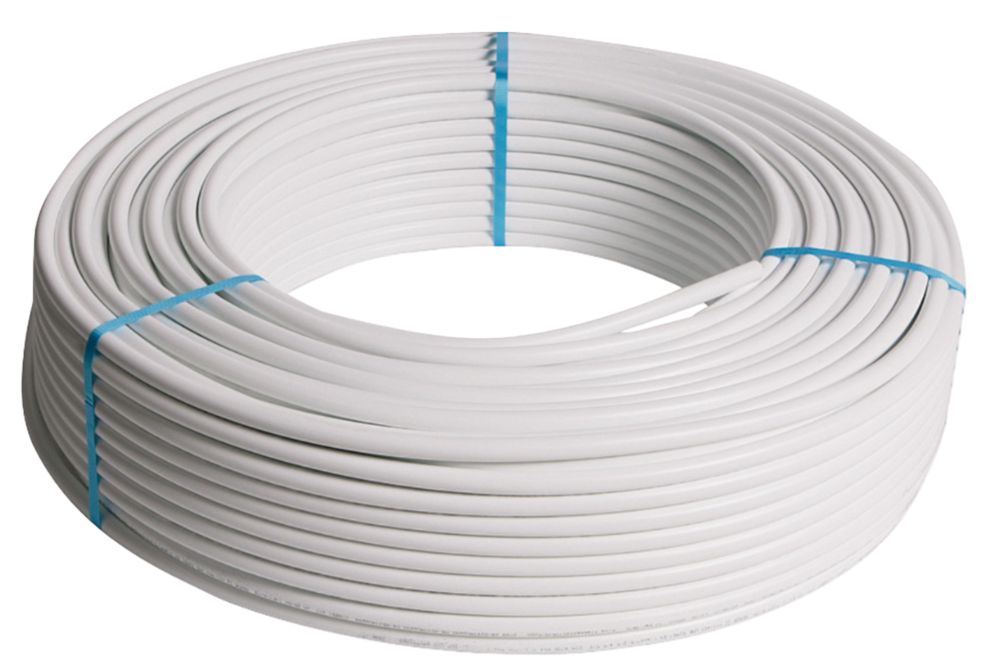 Tube multicouche nu blanc 16mm x 100m Fixoconnect