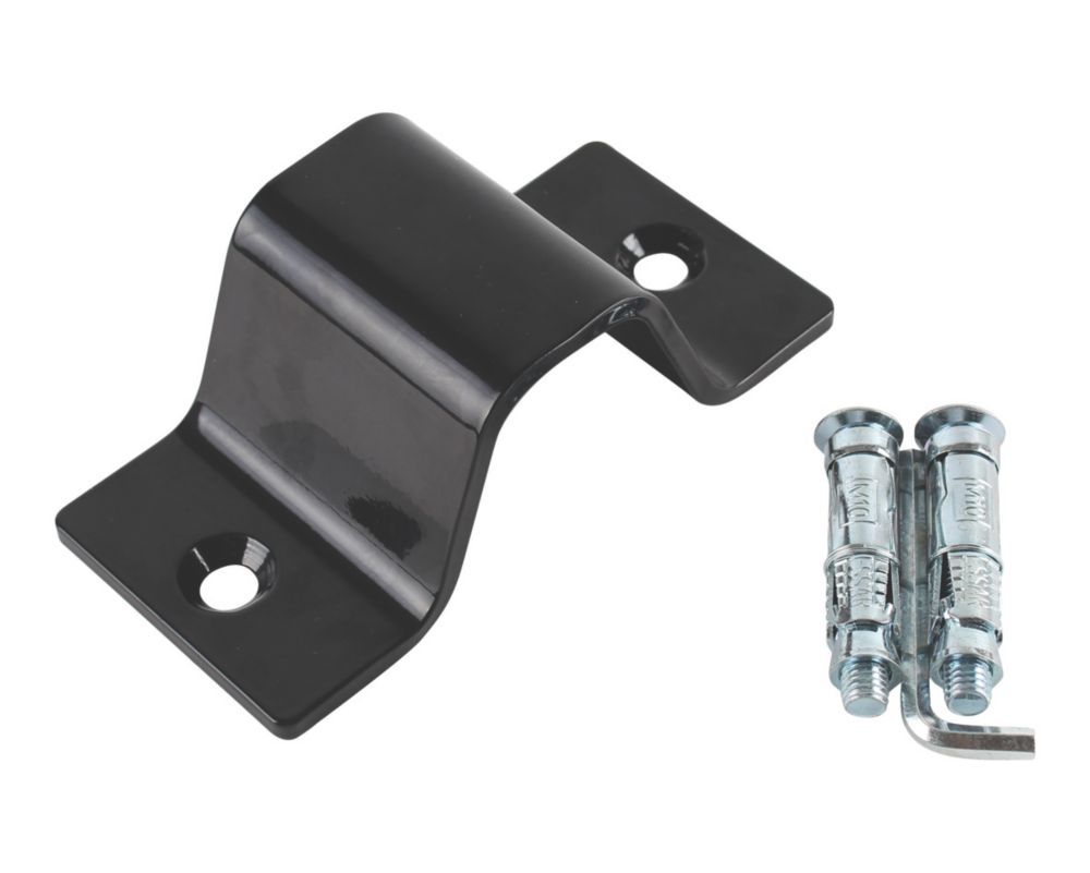 Fixation au sol et murale Smith & Locke noire taille L 160mm