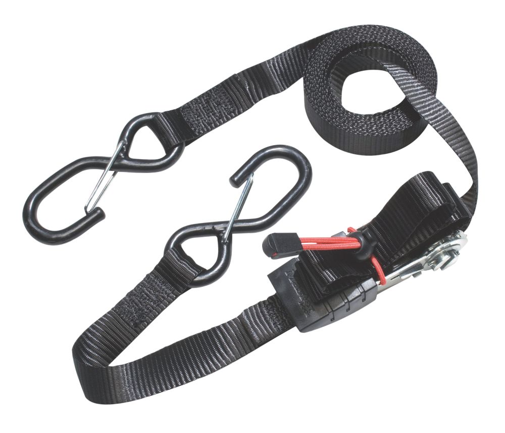 Sangles à cliquet Master Lock avec crochets en S 4,25m x 25mm