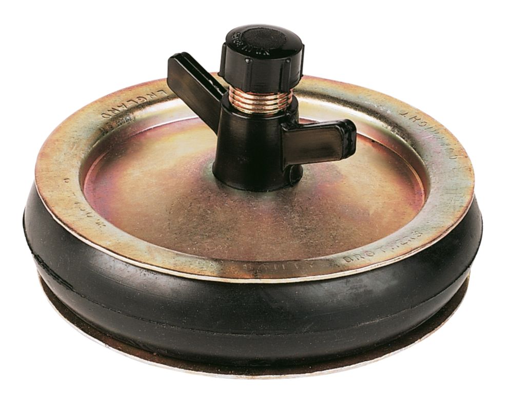 2 bouchons de test pour canalisations en acier Bailey 100mm