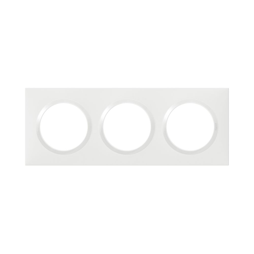 Façade en saillie Legrand Dooxie, 3 module, blanche
