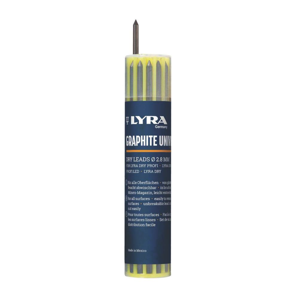Assortiment de 12 mines de crayon graphite Lyra