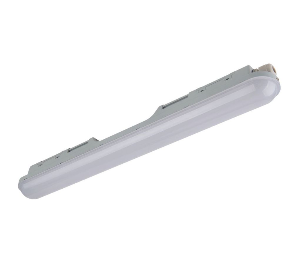 Réglette simple résistante aux intempéries LED 600mm / 60cm 9W 1000lm 220-240V Luceco