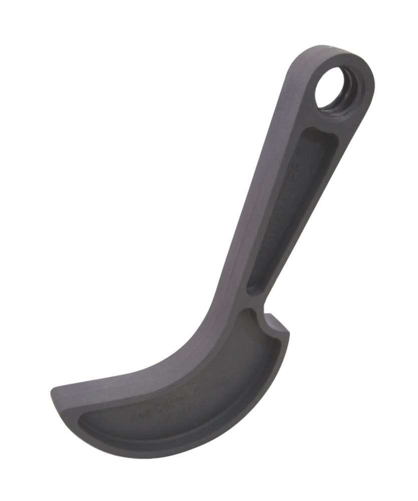 Outil de nettoyage de gouttière demi-rond