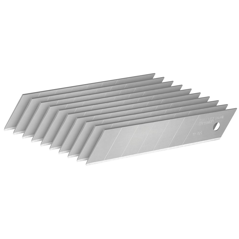 Lot de 10 lames de cutter sécables 25mm Stanley FatMax 2-11-725