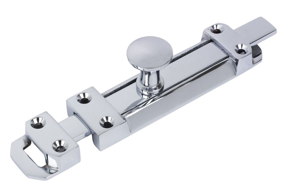 Targette renforcée chrome poli 150mm