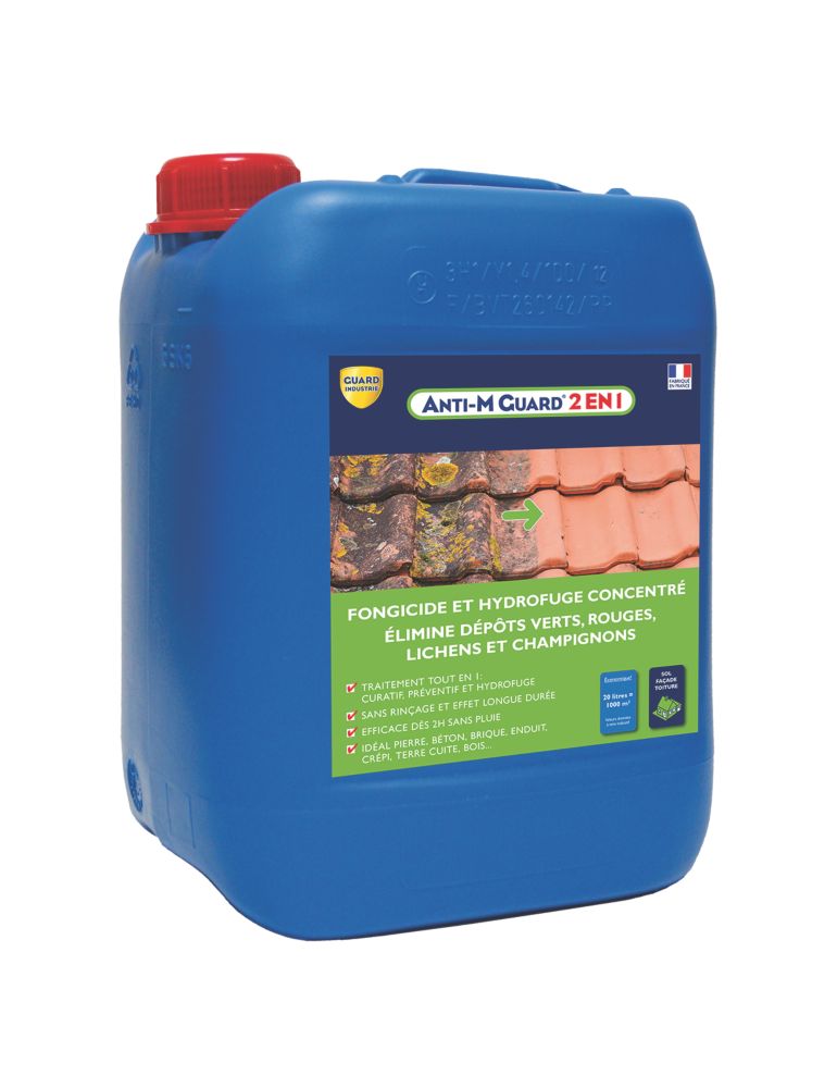 Fongicide concentré et hydrofuge Guard Industries Anti-M Guard 2 en 1, 5l