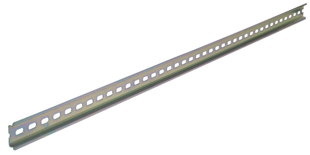 Rail DIN chapeau à encoches Hylec 35 x 7,5 x 1 000mm