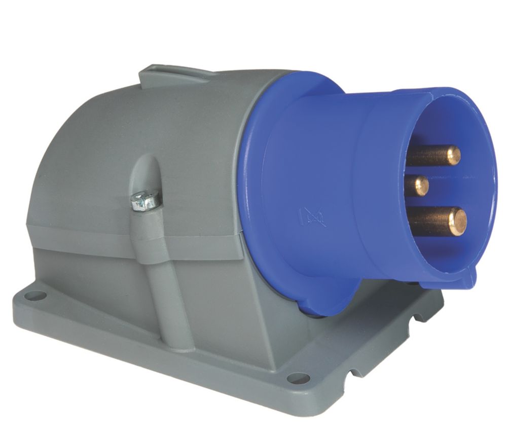 Fiche saillie 16A 2P+E 250V bleue IP44 ABB