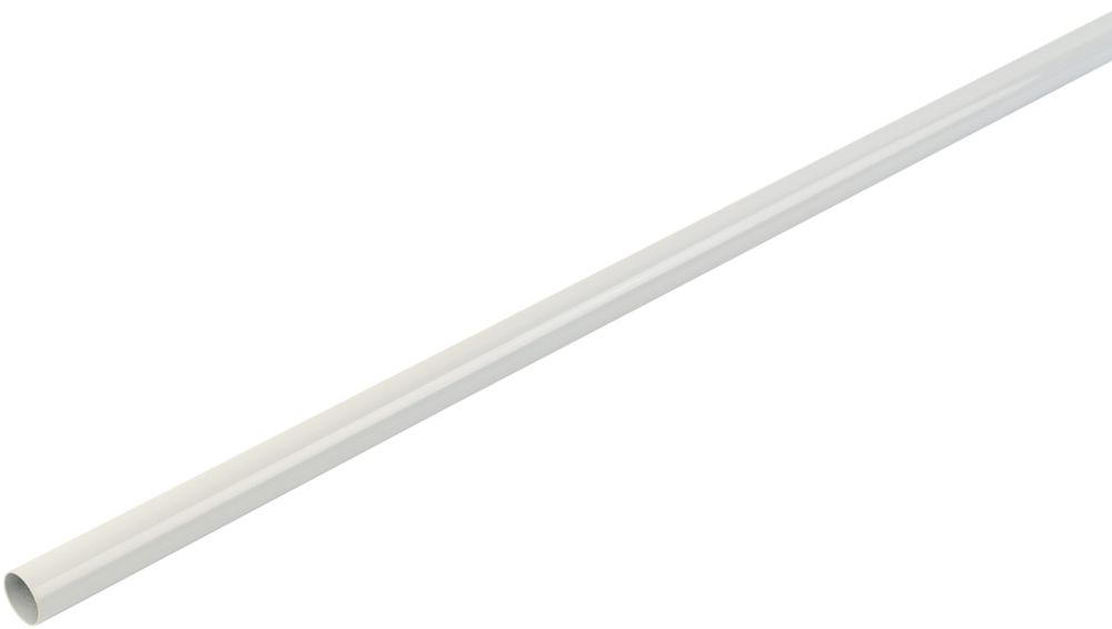 Tringle de penderie ronde Smith & Locke blanche 1219mm x 19mm