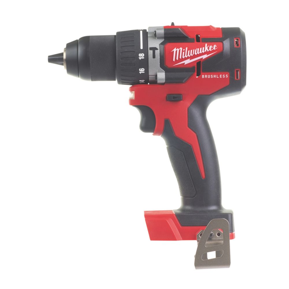 Perceuse visseuse à percussion sans fil brushless Li-Ion RedLithium M18 CBLPD-0 18V de Milwaukee - Sans batterie