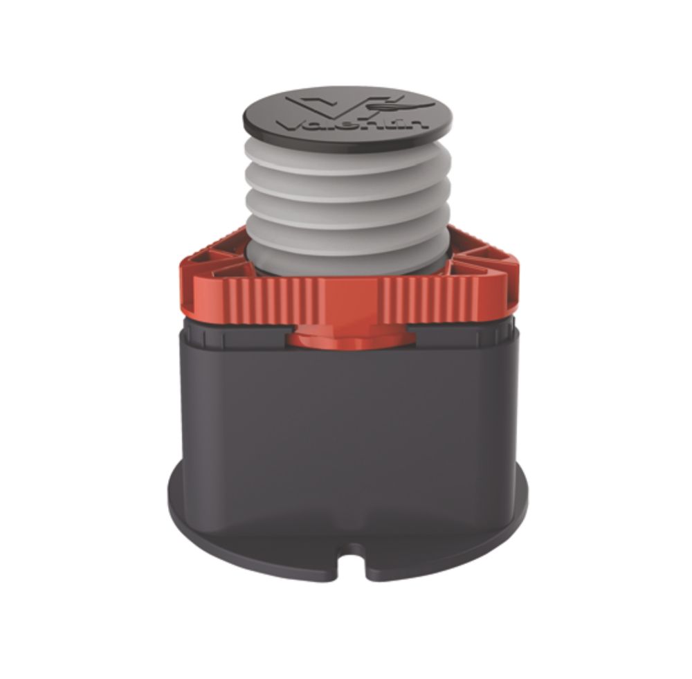 Ensemble de pieds de receveur de douche Cricabac Fit Valentin noir/orange/gris 86mm 4 pièces