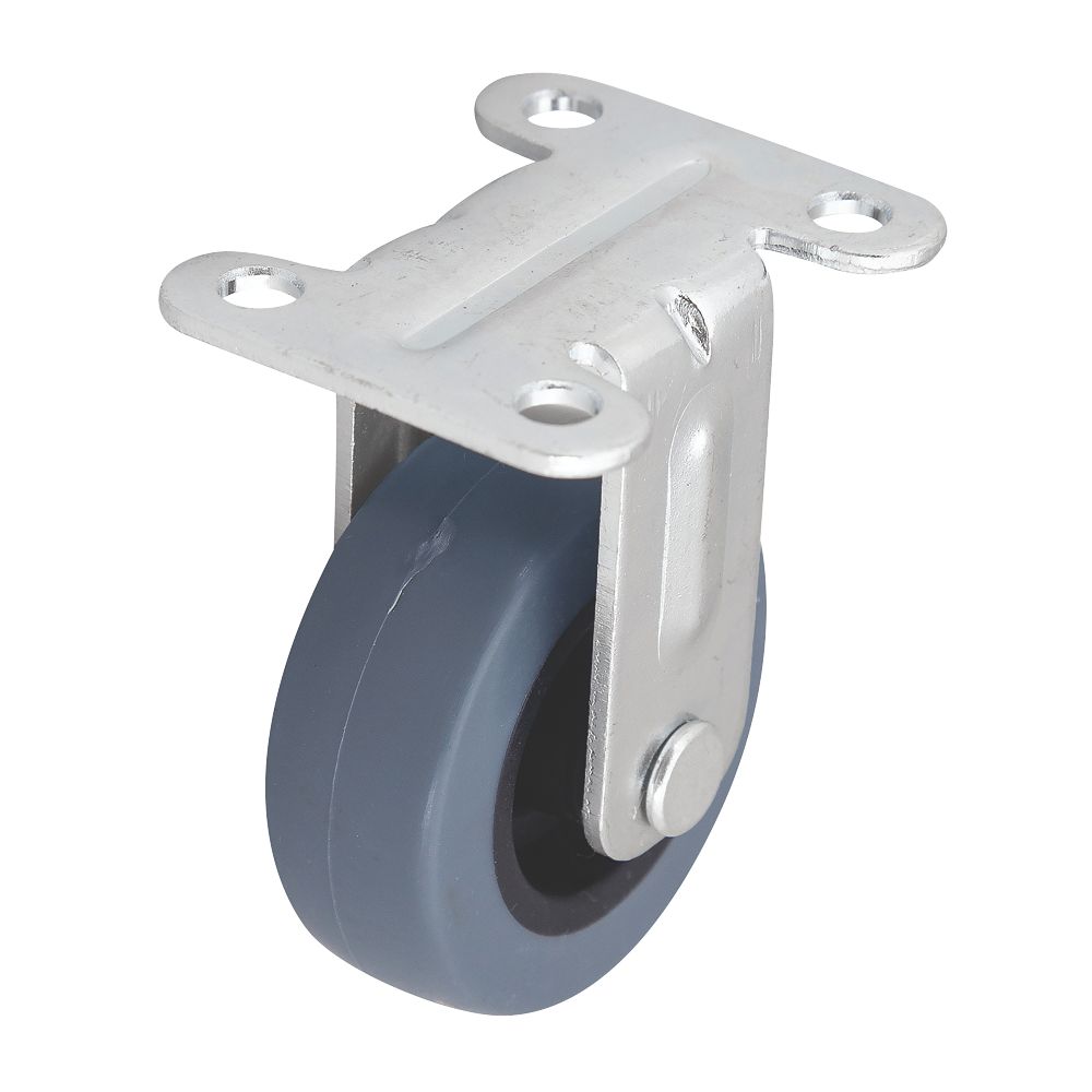 Roulette fixe en caoutchouc thermoplastique à usage intensif 50mm