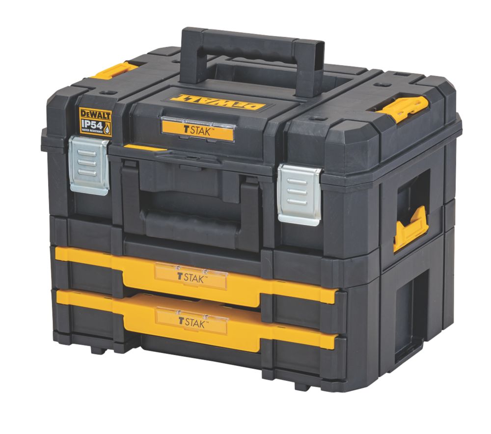 Boîte à outils 2 pièces petit coffret et tiroirs DeWalt TSTAK DWST83395-1