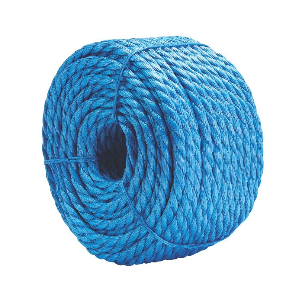 Corde torsadée Essentials bleue 10mm x 50m