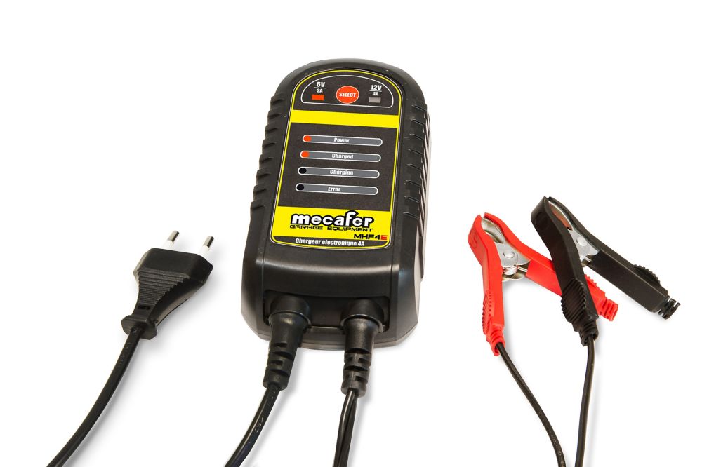 Chargeur de batterie Mecafer 4A + chargeur USB de type A